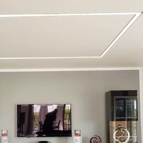 LED Lichtleiste im Wohnzimmer