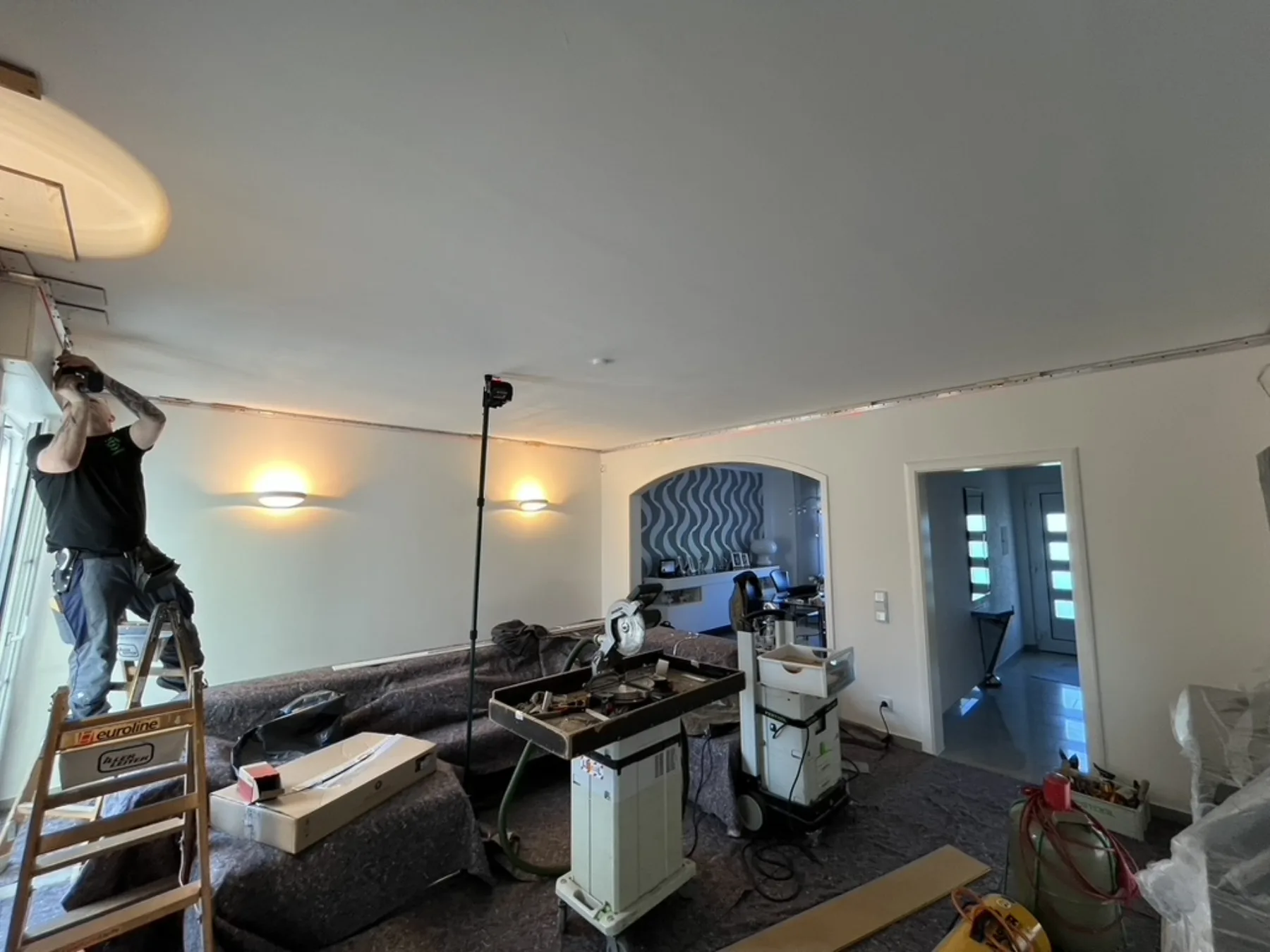 Motivdecke als Blickfang