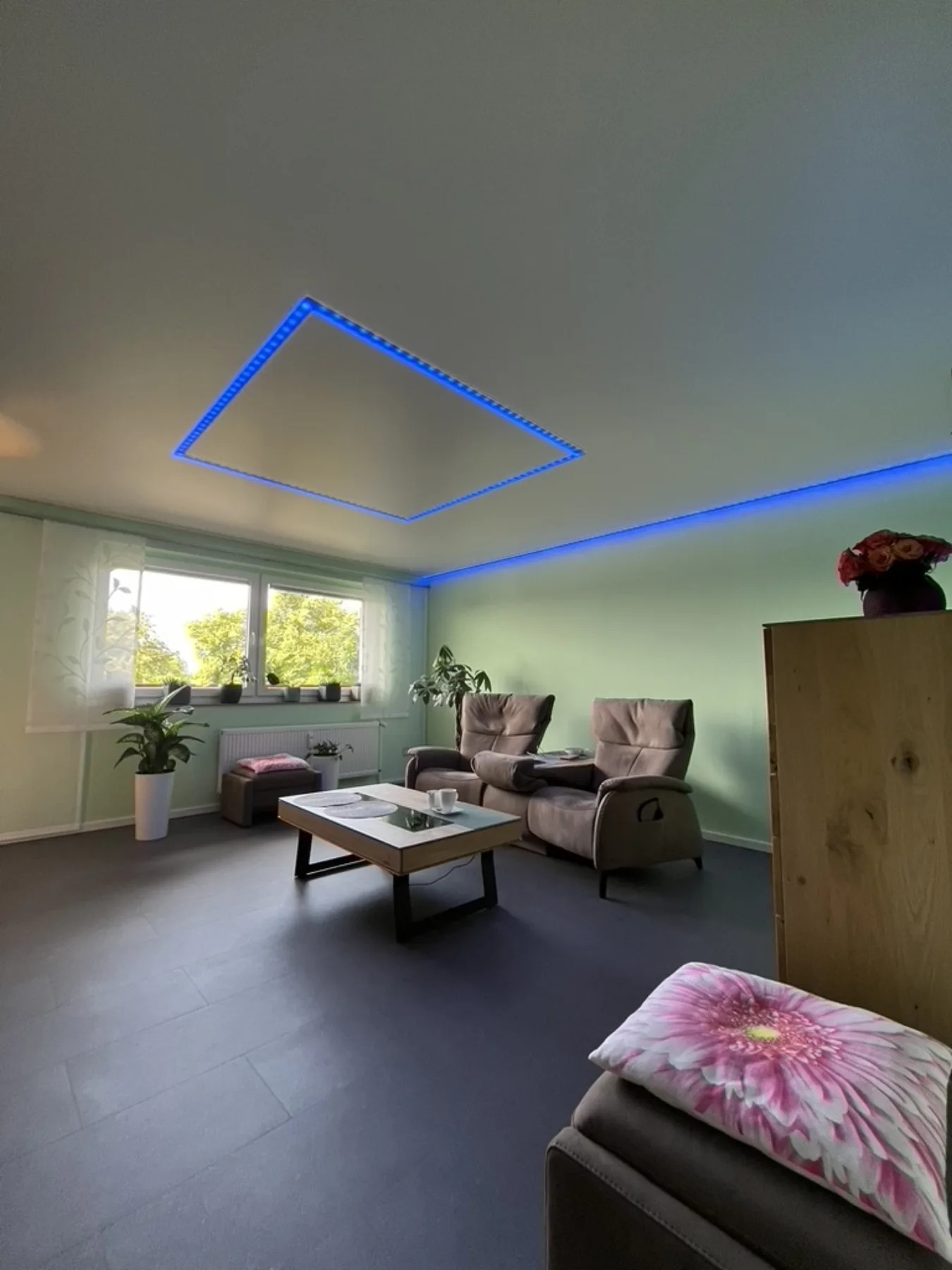 Decke renovieren ohne Tapezieren Beispiel 3