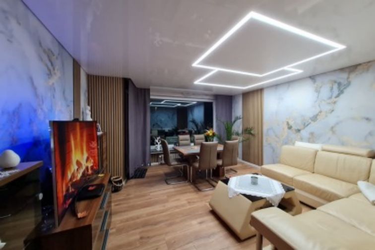 Spanndecke- Integrierte Beleuchtung