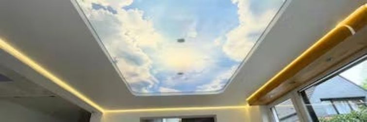 Bedruckte Spanndecken